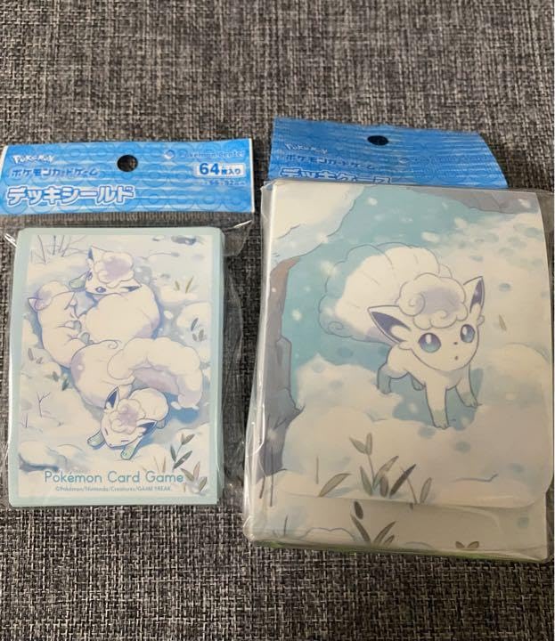 ポケモンカード ロコン デッキケース デッキシールド ストレージBOXセット